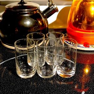 Mozart Crystal By F Strauss Cachaça Shot set 5